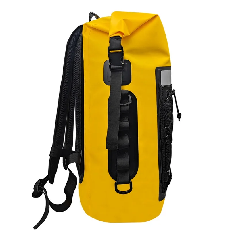 Unisex Outdoor Wasserdichter Trockensack 35L Rucksack Schwimmen Wandern Strand Schnorcheln Schwimmende Ausrüstungstasche - Gelb