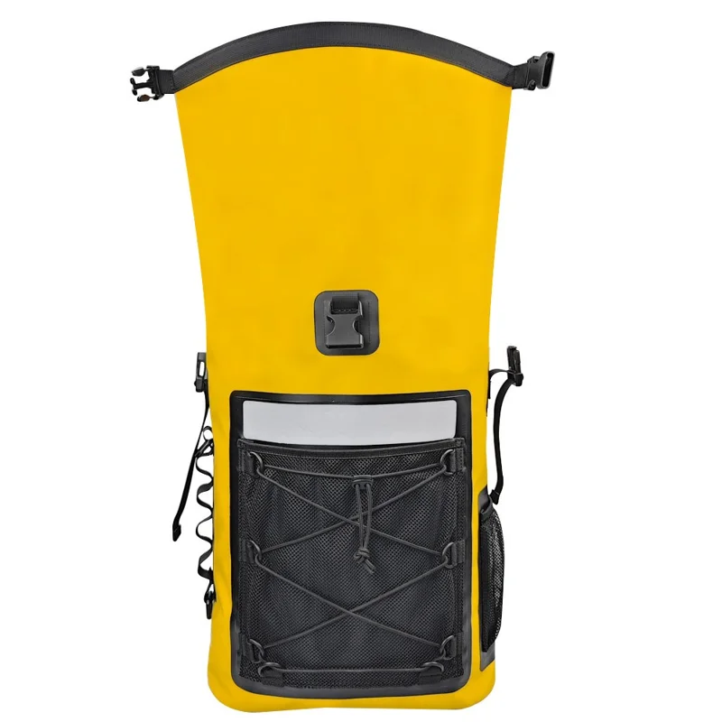 Unisex Outdoor Wasserdichter Trockensack 35L Rucksack Schwimmen Wandern Strand Schnorcheln Schwimmende Ausrüstungstasche - Gelb