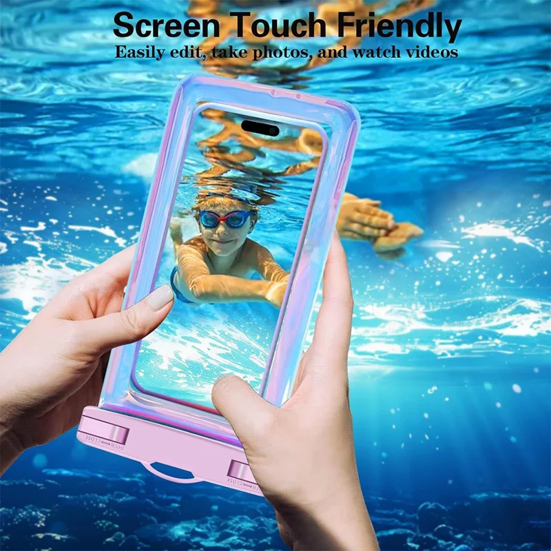 Custodia Impermeabile per Telefono per Nuoto / Immersione / Galleggiamento Touchscreen Compatibile fino a Dispositivi da 7,5 Pollici Classificazione IPX8