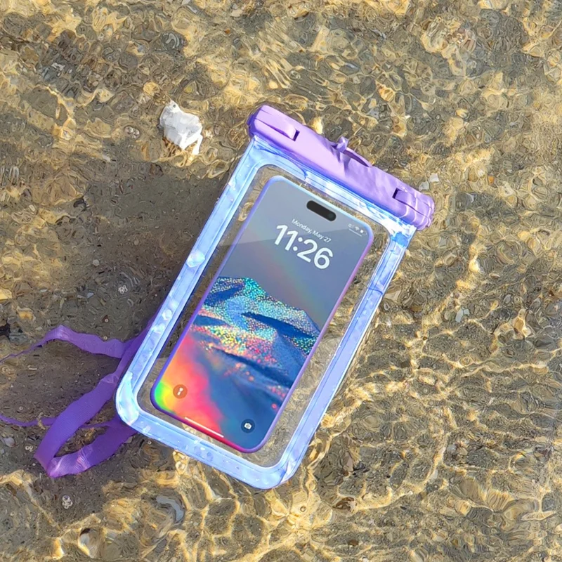 Custodia Impermeabile per Telefono per Nuoto / Immersione / Galleggiamento Touchscreen Compatibile fino a Dispositivi da 7,5 Pollici Classificazione IPX8