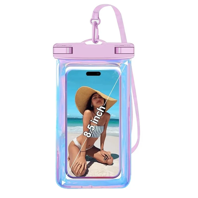 Custodia Impermeabile per Telefono per Nuoto / Immersione / Galleggiamento Touchscreen Compatibile fino a Dispositivi da 7,5 Pollici Classificazione IPX8