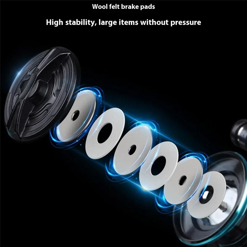 CORALOV HZ-6000 Mulinello da pesca a spinning per pesca in acqua salata con impugnatura in EVA