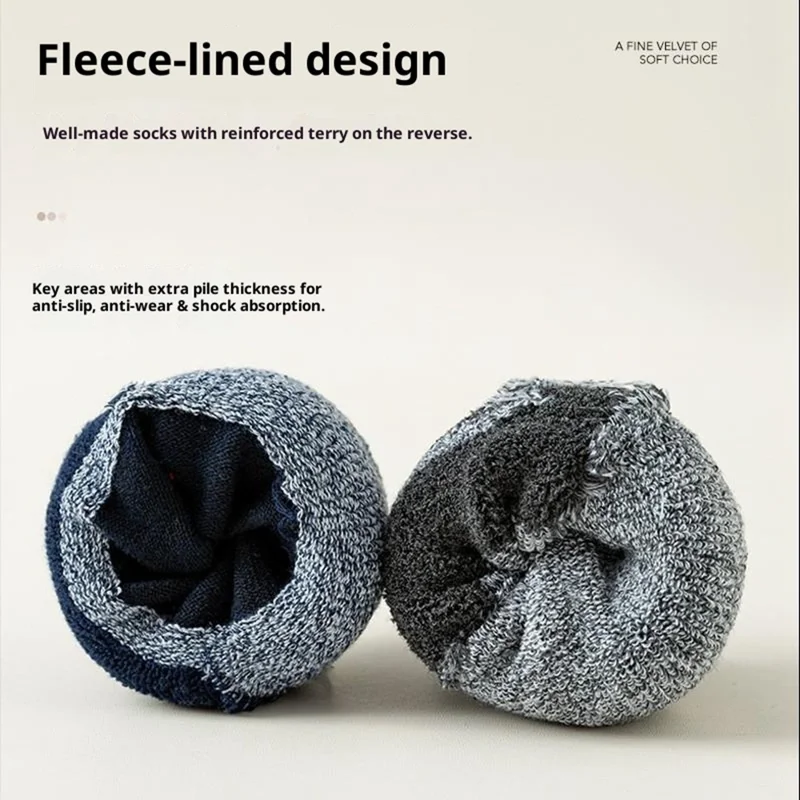 1 Par Tamanho 31-37 Meias de Esqui para Crianças Inverno Térmicas Longas Meias Tubo Alta Elasticidade - Preto