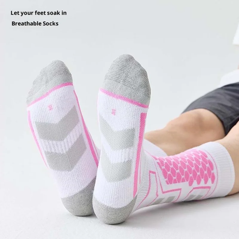 1 Par Tamanho 31-37 Meias de Esqui para Crianças Inverno Térmicas Longas Meias Tubo Alta Elasticidade - Preto