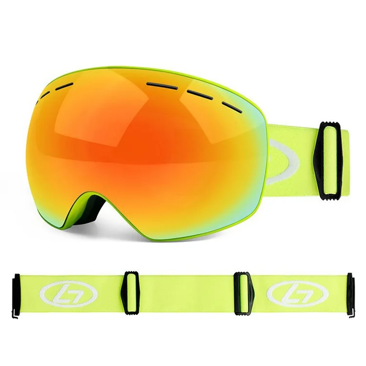 OBAOLAY H019 Double Layer Anti-fog Ski Goggles Windproof Sandproof Ski Glasses with Storage Box - Style E