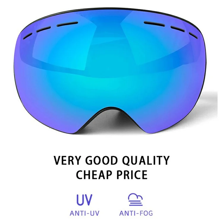OBAOLAY H019 Double Layer Anti-fog Ski Goggles Windproof Sandproof Ski Glasses with Storage Box - Style E
