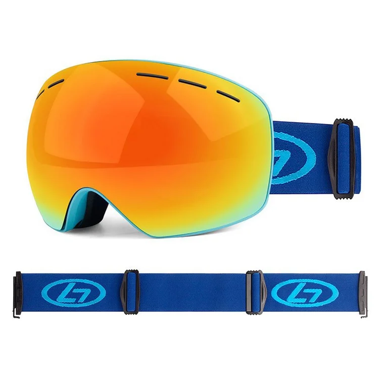 OBAOLAY H019 Double Layer Anti-fog Ski Goggles Windproof Sandproof Ski Glasses with Storage Box - Style P