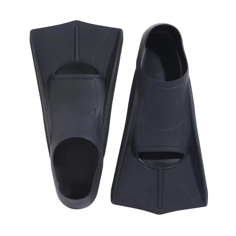 1 Paio di Pinne da Nuoto in Silicone per Allenamento Uomo Donna Attrezzatura per Nuoto e Immersione, XS per Numero di Scarpe 33-35 - Nero