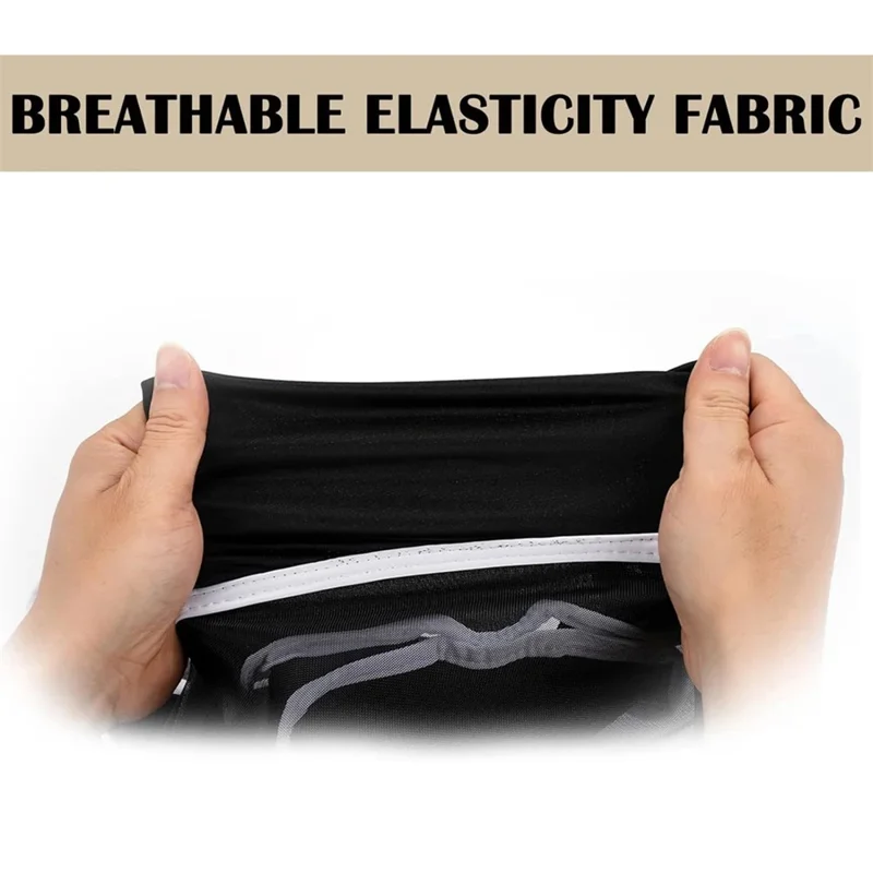 Máscara Anti-Mosca para Cavalo com Design de Malha Ajustável e Elástica, Proteção contra Insetos e Protetor UV Respirável - Azul