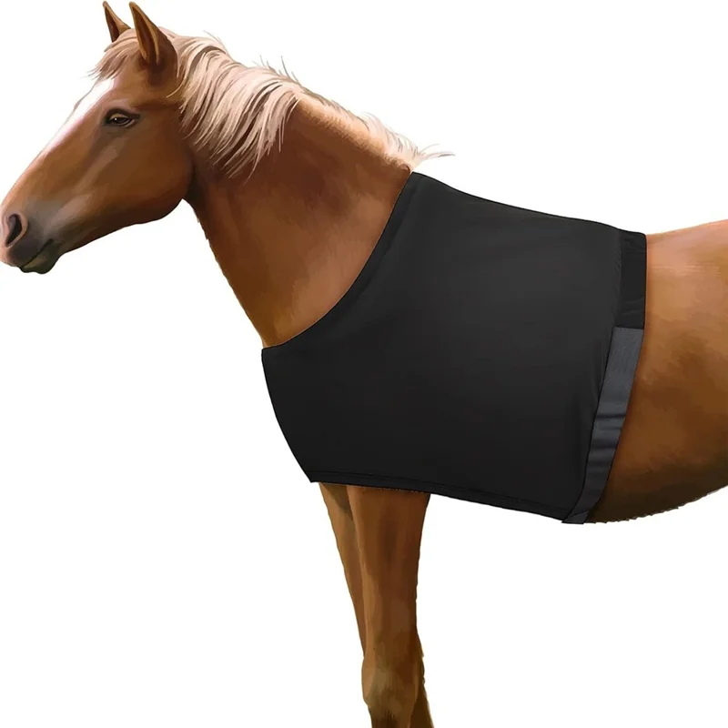 Horse Riding Anti Friction Shoulder Chest Protector Spandex Cloth Breathable Elastic Vest