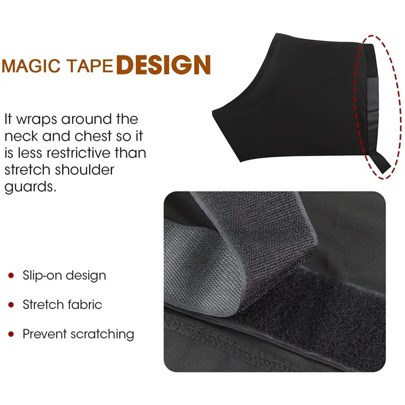 Horse Riding Anti Friction Shoulder Chest Protector Spandex Cloth Breathable Elastic Vest