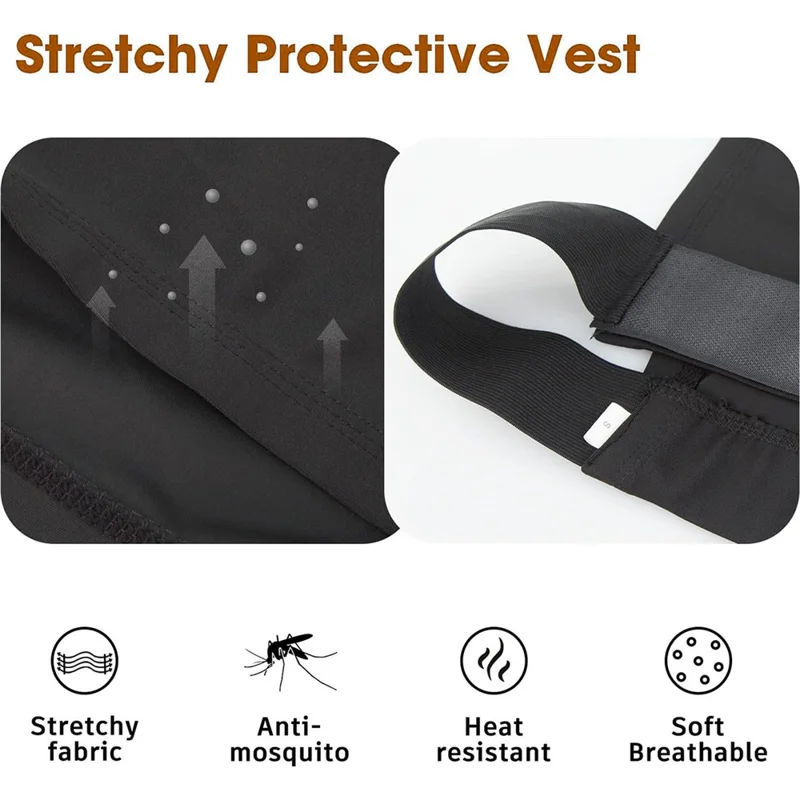Horse Riding Anti Friction Shoulder Chest Protector Spandex Cloth Breathable Elastic Vest