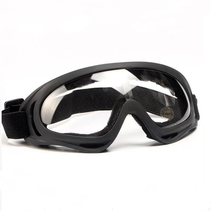 X400 taktiska glasögon utomhus motorcykelkörning skidåkning vindtät ögonskyddsglasögon - klart linser
