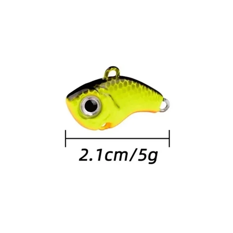 Vibración VIB 5g Señuelo de Pesca Cebo de Pesca Gancho con Rodamiento Oropel - 1