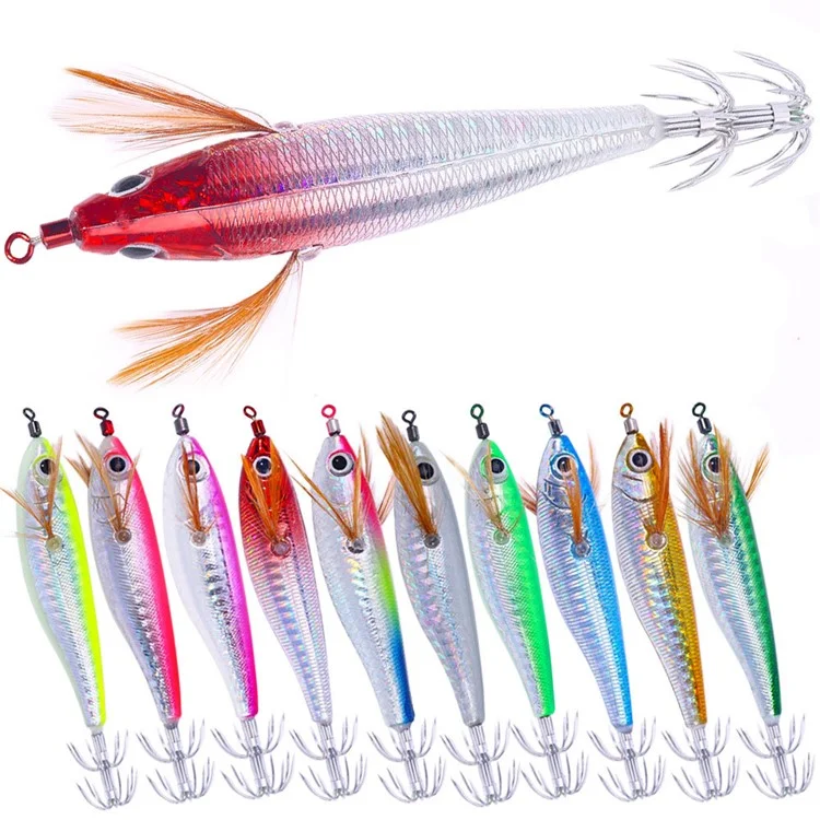 10cm Luminous Fishing Lures 9g Simulation Fishing Bait with Hooks for Freshwater Saltwater - SJ055-1