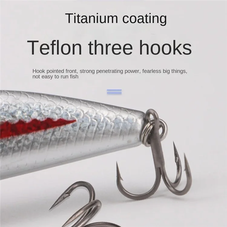5.5cm Minnow Sinking Fishing Lure 11g Hard Bait Crankbait Fishing Tackle - 1