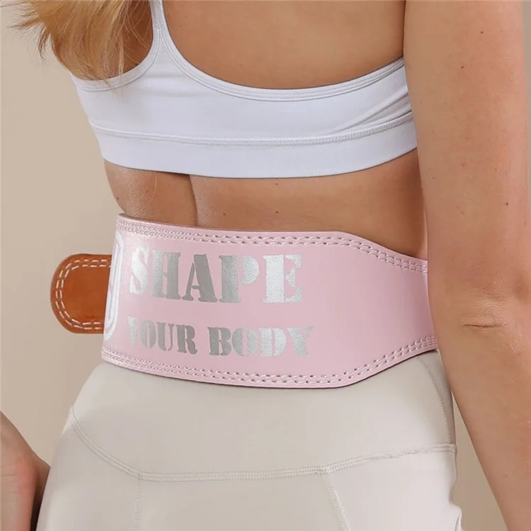 WORTHDEFENCE WA0190 Women's Lumbar Support Belt PU Leather Widened Back Brace (10cm Wide) - M