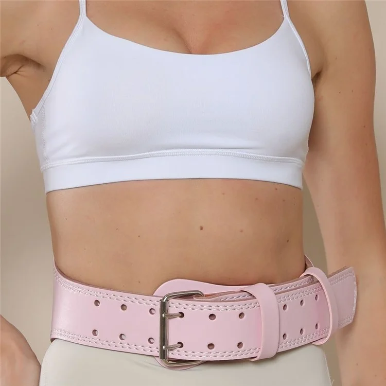 WORTHDEFENCE WA0190 Women's Lumbar Support Belt PU Leather Widened Back Brace (10cm Wide) - M