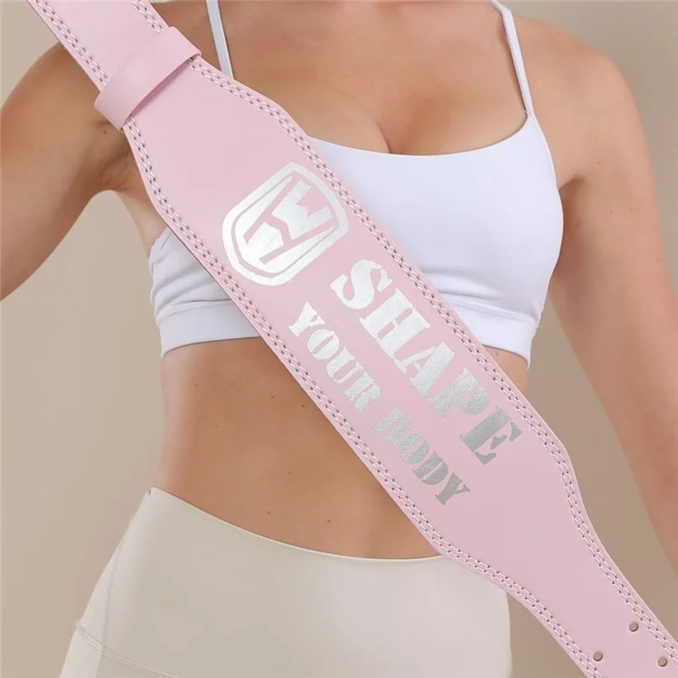 WORTHDEFENCE WA0190 Women's Lumbar Support Belt PU Leather Widened Back Brace (10cm Wide) - M