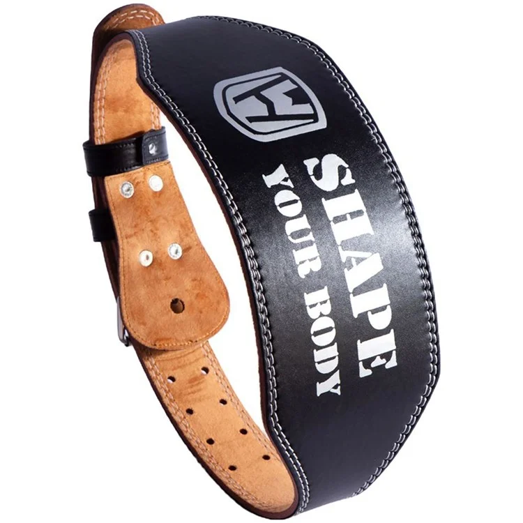 WORTHDEFENCE WA0190 Cintura di supporto lombare per uomo in schiuma spessa + pelle PU (larghezza 15 cm) - S