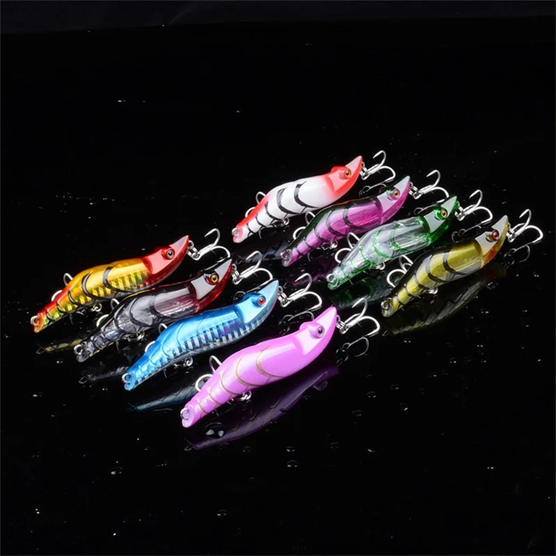 L52 14.8g 8cm Long Casting Fishing Bait 3D Eyes Plastic Submersible Lifelike Lure with Hook - Style 3