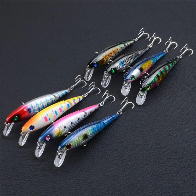 CH29 10,5 cm 13,3g Plastic Artificiel Plastic Artificiel Summer Lure Minnow Bionic Fish Bait Avec Crochet - Style 5