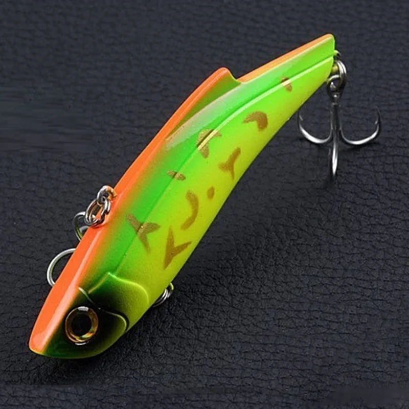 CH17 9سم 26.5غ طُعم صلب من البلاستيك VIB بعيون ثلاثية الأبعاد طُعم محاكي مع خطاف أدوات صيد الأسماك - النمط 1