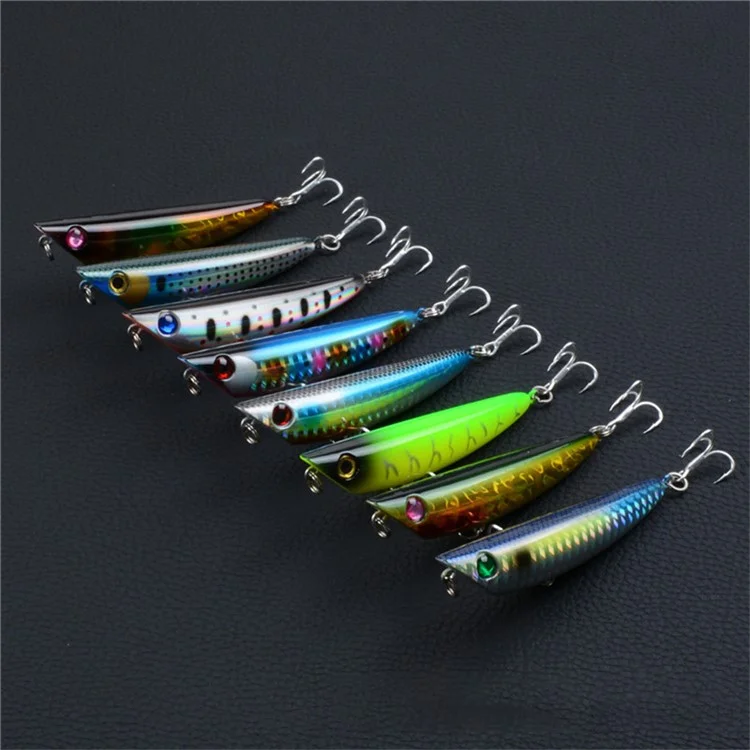 CH18 8 cm 8,8 g Eyes 3D Plastica Esca in Plastica in Acciaio in Acciaio Incetto Attile da Pesca Artificiale Con Gancio - Stile 1