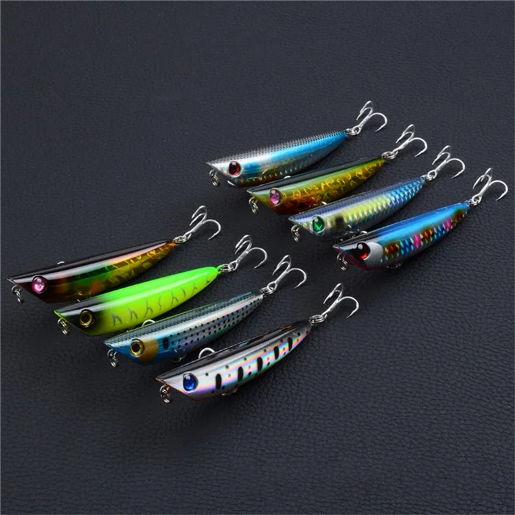 CH18 8 cm 8,8 g Eyes 3D Plastica Esca in Plastica in Acciaio in Acciaio Incetto Attile da Pesca Artificiale Con Gancio - Stile 1
