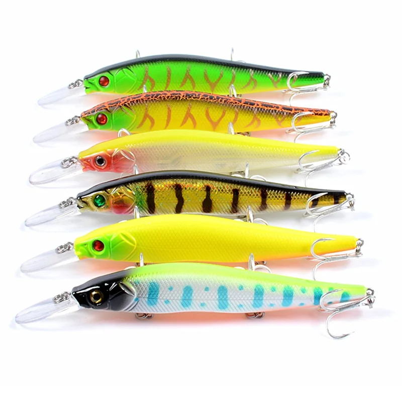 CH36 13.5cm 17.4g Jerkbait Fishing Lure ABS Plastic Artificial Lure with Three Hooks - Style 1