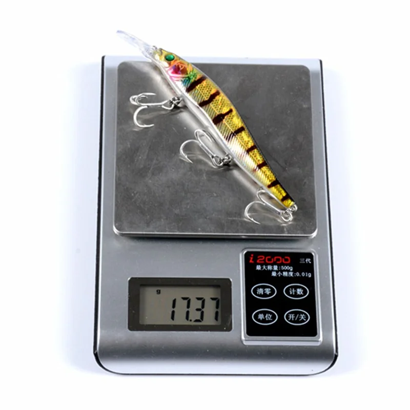 CH36 13.5cm 17.4g Jerkbait Fishing Lure ABS Plastic Artificial Lure with Three Hooks - Style 1