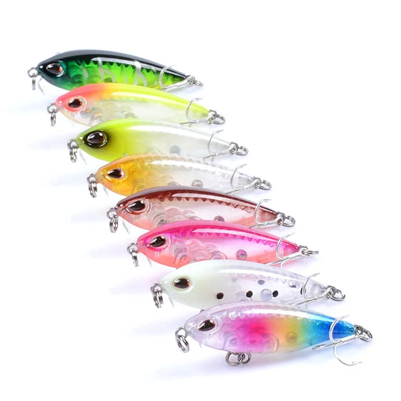 CH39 4.8cm 3.2g Lifelike Fishing Lure Plastic Hard Bait with Treble Hooks - Style 1