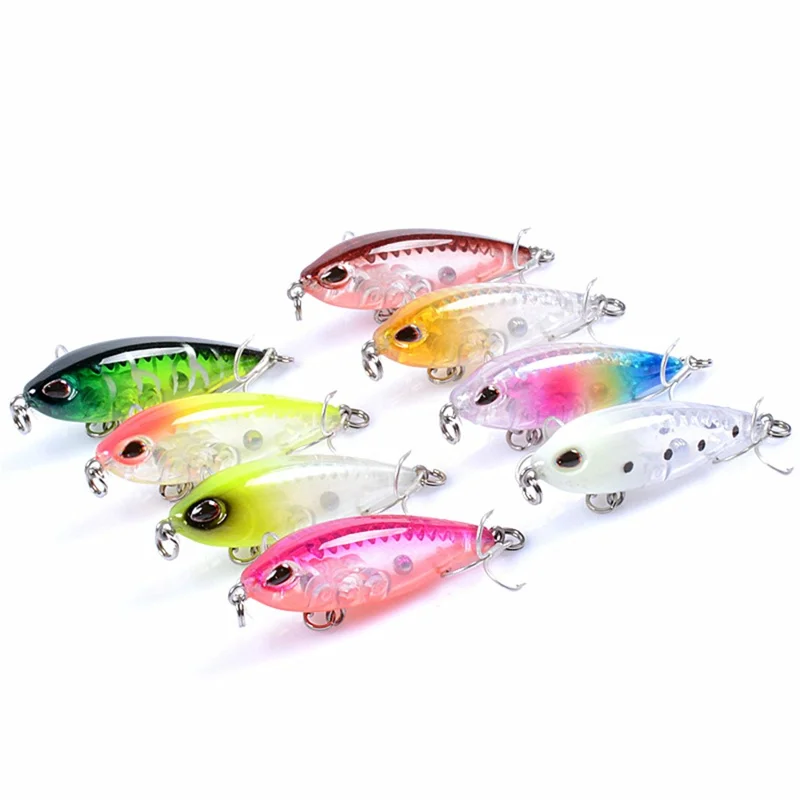 CH39 4.8cm 3.2g Lifelike Fishing Lure Plastic Hard Bait with Treble Hooks - Style 1