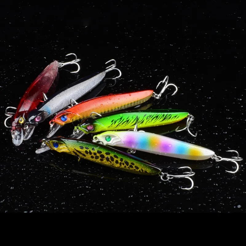 L55 10cm 8.6g Fishing Lures Lifelike Hard Plastic Jerkbait for Freshwater Saltwater - Style 1