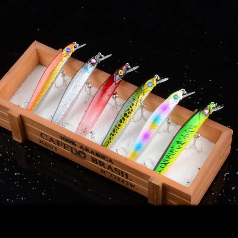L55 10cm 8.6g Fishing Lures Lifelike Hard Plastic Jerkbait for Freshwater Saltwater - Style 1
