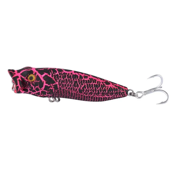 G36F 6.8cm 6.57g Fishing Lure Built-In Steel Balls Lifelike 3D Eyes Plastic Hard Bait with Hook - Style 6