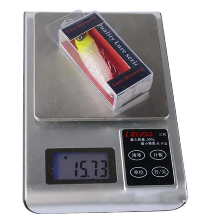 G36F 6.8cm 6.57g Fishing Lure Built-In Steel Balls Lifelike 3D Eyes Plastic Hard Bait with Hook - Style 6