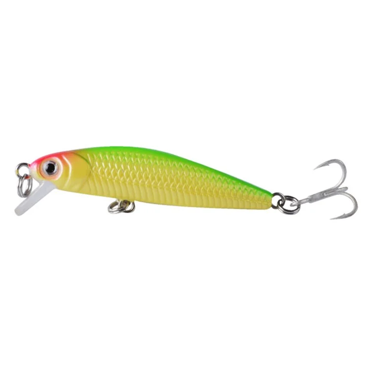 G61F 5.65cm 2.76g 3D Eyes Fishing Lure Built-In Steel Balls Plastic Artificial Bait with Hook - Style 1