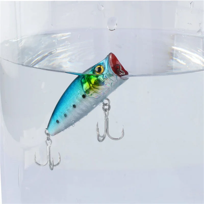 G28F 5.75cm 6.96g Realistic Popper Lure Hard Plastic Bait with Hook Fishing Tackle - Style 8