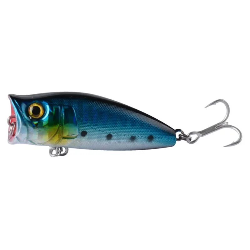 G28F 5.75cm 6.96g Realistic 3D Eyes Popper Lure Hard Plastic Fishing Bait with Hook - Style 7