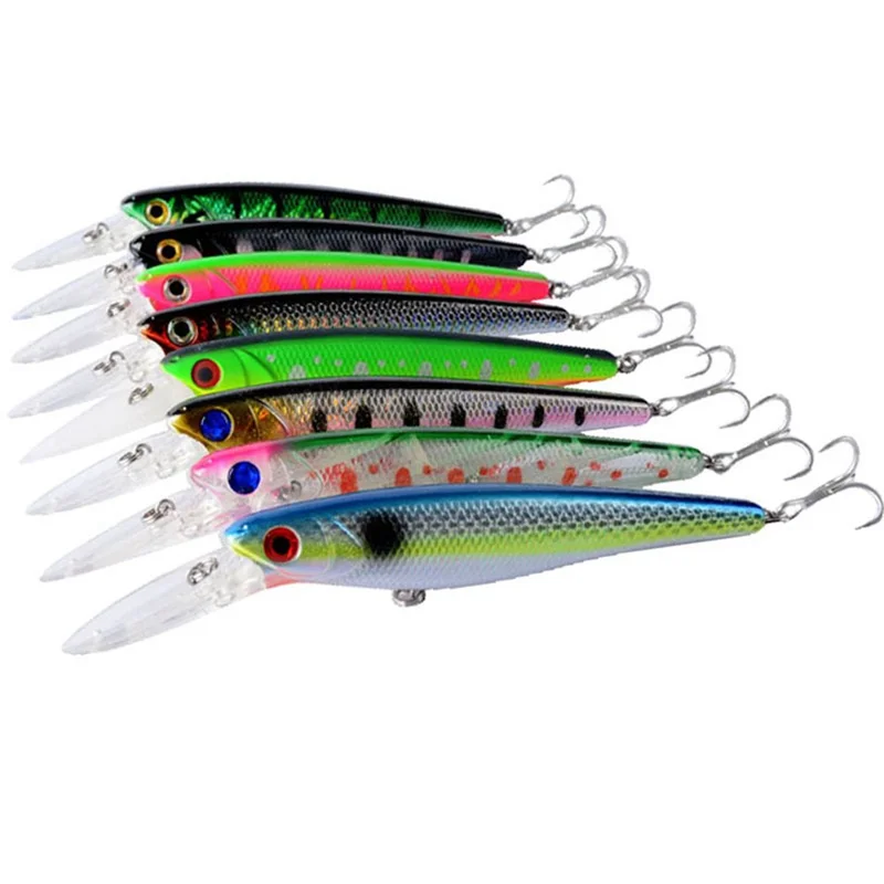 N02F 15cm 18.75g 3D Eyes Fishing Hard Bait Long Tongue Plate Artificial Lure with Treble Hooks - Style 7