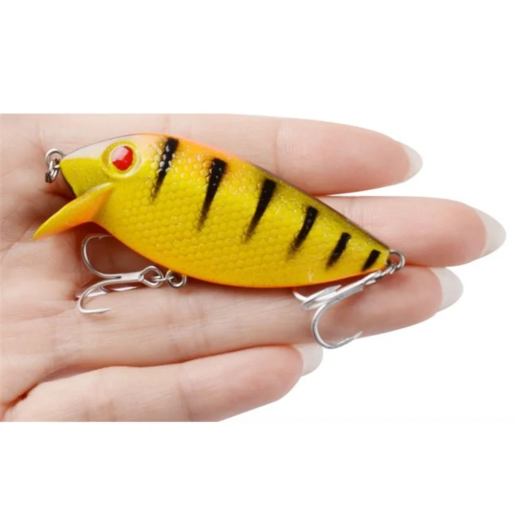 N19f 8cm 10.12g Minnow Floating Señuelo Con Ganchos de Agudos Cebado de Pesca de Agua Con Láser - Estilo 8