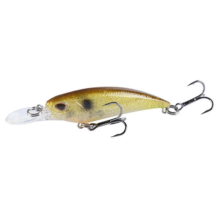CH59 7.5cm 5.2g 3D Eyes Sinking Minnow Lure Plastic Fishing Bait with Tongue Plate - Style 4