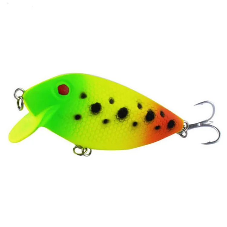 N17F 7cm 6.52g Topwater Fishing Bait Built-In Steel Balls Plastic Floating Lure with Treble Hooks - Style 1