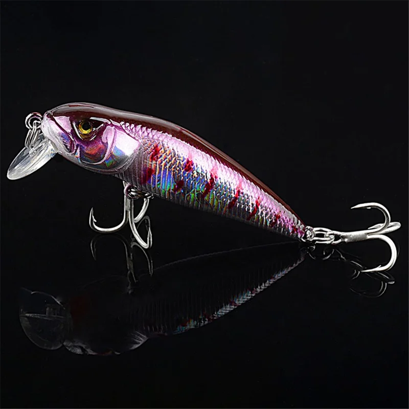 G31F 7.1cm 8g Fishing Lure Reflective Seduction 3D Eyes Plastic Hard Bait with Hook - Style 3