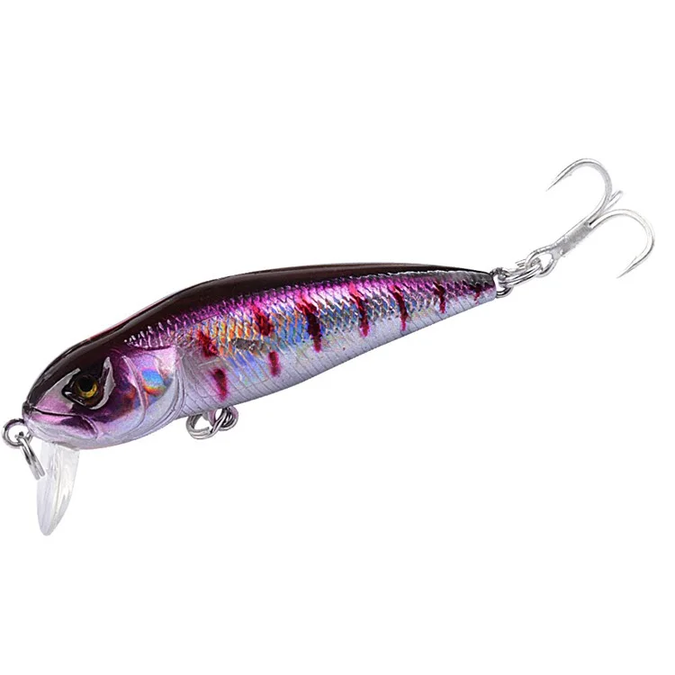 G31F 7.1cm 8g Hard Bait Plastic Fishing Lure Reflective Seduction 3D Eyes with Hook - Style 3