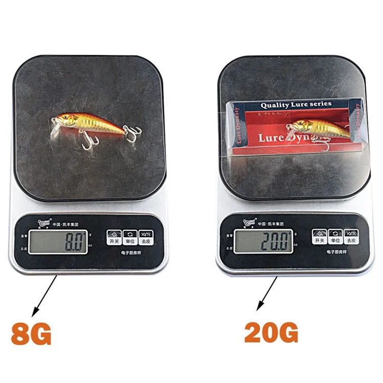G31F 7.1cm 8g Hard Bait Plastic Fishing Lure Reflective Seduction 3D Eyes with Hook - Style 3