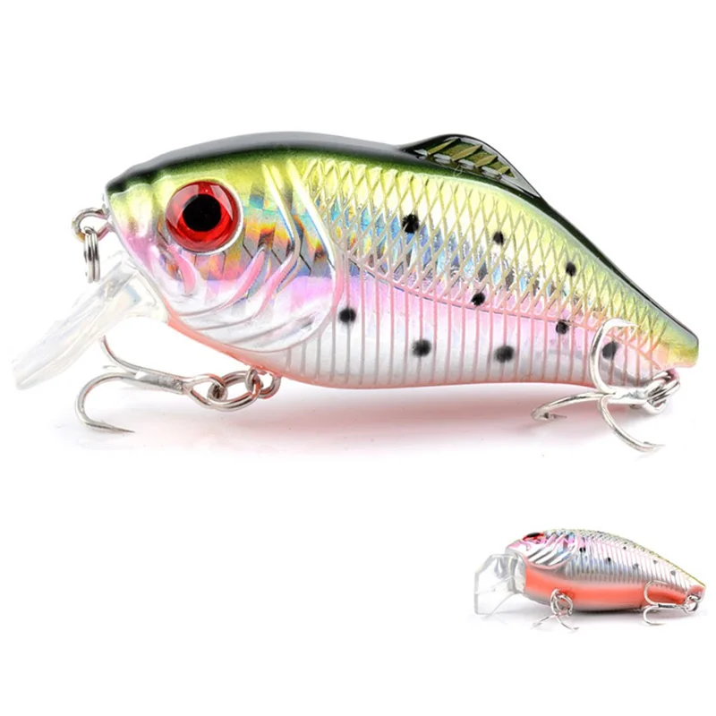 G59D 7,8 cm 16 g Kunstiggede fiskesnøre Svævende fiskebait med krog – Stil 2