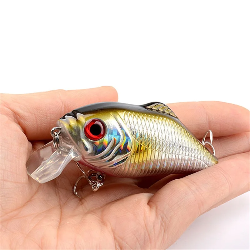 G59D 7,8 cm 16 g Kunstiggede fiskesnøre Svævende fiskebait med krog – Stil 2