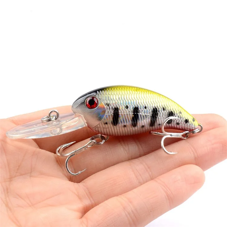 G22D 8cm 8g Placa de Lengua Larga Crankbait Artificial Señuelo Flotante Cebado de Pesca de Plástico Con Gancho - Estilo 8
